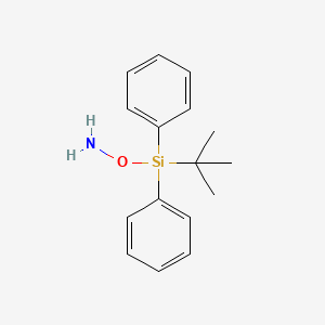 O-(tert-Butyldiphenylsilyl)hydroxylamine chemical structure (CAS 103587-51-5)