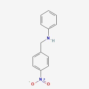 N-(4-Nitrobenzyl)aniline chemical structure (CAS 10359-18-9)
