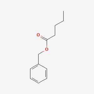Benzyl pentanoate chemical structure (CAS 10361-39-4)