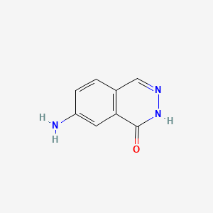 7-Aminophthalazin-1(2H)-one chemical structure (CAS 1036388-96-1)