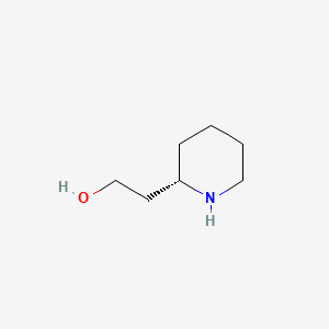 (S)-2-(Piperidin-2-yl)ethanol chemical structure (CAS 103639-57-2)