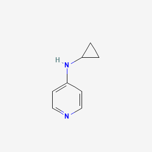 N-Cyclopropylpyridin-4-amine chemical structure (CAS 1036598-73-8)