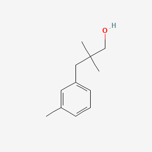 2,2-Dimethyl-3-(m-tolyl)propan-1-ol chemical structure (CAS 103694-68-4)