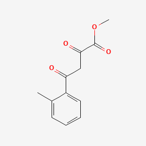 Methyl 2,4-dioxo-4-(o-tolyl)butanoate chemical structure (CAS 1037130-77-0)