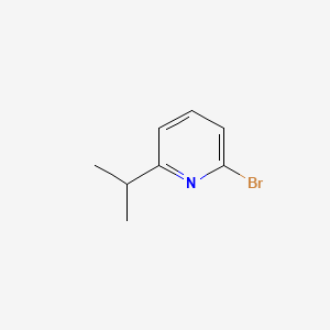 2-Bromo-6-isopropylpyridine chemical structure (CAS 1037223-35-0)