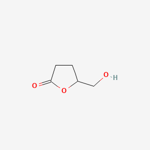 5-(Hydroxymethyl)dihydrofuran-2(3H)-one chemical structure (CAS 10374-51-3)