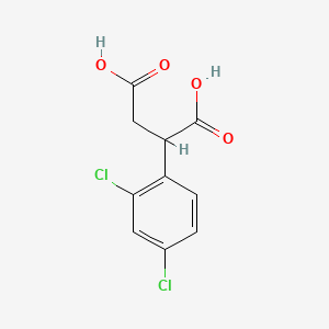 2-(2,4-Dichlorophenyl)succinic acid chemical structure (CAS 103754-45-6)