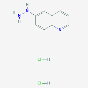 6-Hydrazinoquinoline dihydrochloride chemical structure (CAS 103755-52-8)