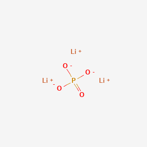 Lithium phosphate chemical structure (CAS 10377-52-3)