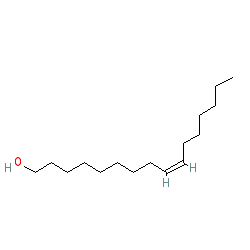 (Z)-Hexadec-9-en-1-ol chemical structure (CAS 10378-01-5)