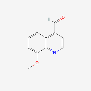 8-Methoxyquinoline-4-carbaldehyde chemical structure (CAS 103854-62-2)