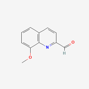 8-Methoxyquinoline-2-carbaldehyde chemical structure (CAS 103854-64-4)