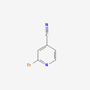 2-Bromoisonicotinonitrile chemical structure (CAS 10386-27-3)