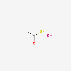 Potassium ethanethioate chemical structure (CAS 10387-40-3)