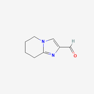 5,6,7,8-Tetrahydroimidazo[1,2-a]pyridine-2-carbaldehyde chemical structure (CAS 1038827-93-8)