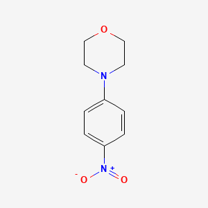 4-(4-Nitrophenyl)morpholine chemical structure (CAS 10389-51-2)