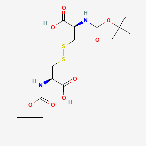 (Boc-Cys-OH)2 chemical structure (CAS 10389-65-8)
