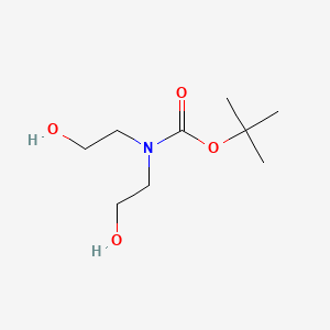 tert-Butyl bis(2-hydroxyethyl)carbamate chemical structure (CAS 103898-11-9)