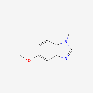 5-Methoxy-1-methyl-1H-benzo[d]imidazole chemical structure (CAS 10394-39-5)