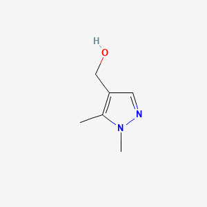 (1,5-Dimethyl-1H-pyrazol-4-yl)methanol chemical structure (CAS 103946-58-3)