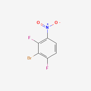 2-Bromo-1,3-difluoro-4-nitrobenzene chemical structure (CAS 103977-78-2)