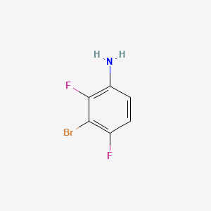 3-Bromo-2,4-difluoroaniline chemical structure (CAS 103977-79-3)