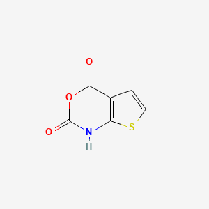 2H-Thieno[2,3-d][1,3]oxazine-2,4(1H)-dione chemical structure (CAS 103979-54-0)