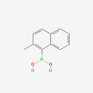 2-Methylnaphthalene-1-boronic Acid chemical structure (CAS 103989-84-0)