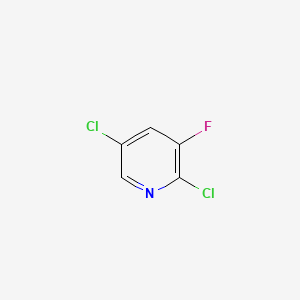2,5-Dichloro-3-fluoropyridine chemical structure (CAS 103999-77-5)