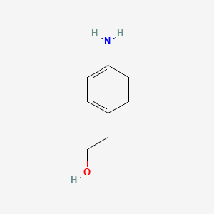 2-(4-Aminophenyl)ethanol chemical structure (CAS 104-10-9)