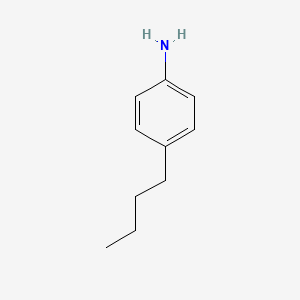 4-Butylbenzenamine chemical structure (CAS 104-13-2)