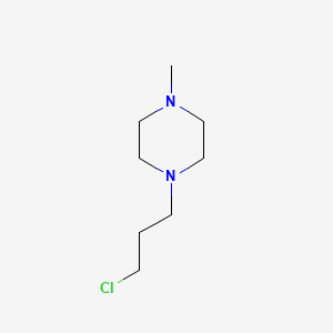 1-(3-Chloropropyl)-4-methylpiperazine chemical structure (CAS 104-16-5)