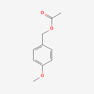 4-Methoxybenzyl acetate chemical structure (CAS 104-21-2)