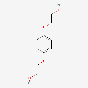 1,4-Bis(2-hydroxyethoxy)benzene chemical structure (CAS 104-38-1)