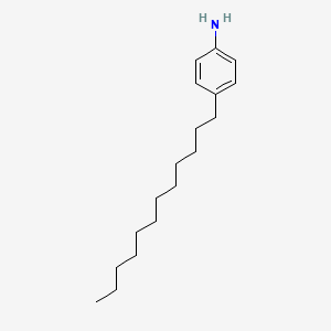4-Dodecylaniline chemical structure (CAS 104-42-7)