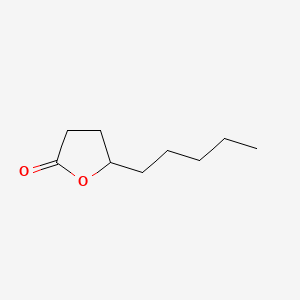 5-Pentyldihydrofuran-2(3H)-one chemical structure (CAS 104-61-0)