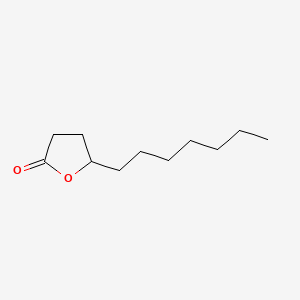 Undecanoic gamma-Lactone chemical structure (CAS 104-67-6)