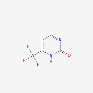 4-(Trifluoromethyl)pyrimidin-2(1H)-one chemical structure (CAS 104048-92-2)