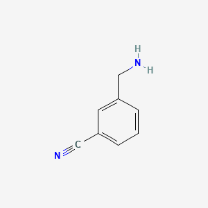 3-(Aminomethyl)benzonitrile chemical structure (CAS 10406-24-3)