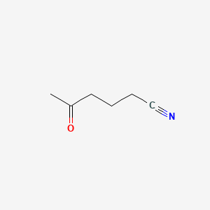 5-Oxohexanenitrile chemical structure (CAS 10412-98-3)