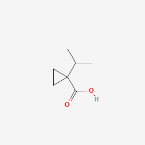1-Isopropylcyclopropanecarboxylic acid chemical structure (CAS 104131-92-2)