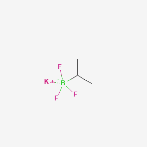 Potassium trifluoro(isopropyl)borate chemical structure (CAS 1041642-13-0)