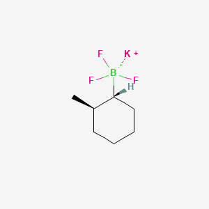 Potassium trifluoro(trans-2-methylcyclohexyl)borate chemical structure (CAS 1041642-14-1)