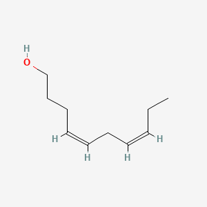 (4Z,7Z)-Decadienol chemical structure (CAS 104188-11-6)