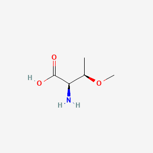 (2R,3R)-2-Amino-3-methoxybutanoic acid chemical structure (CAS 104195-79-1)