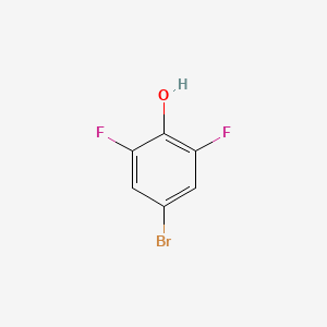 4-Bromo-2,6-difluorophenol chemical structure (CAS 104197-13-9)