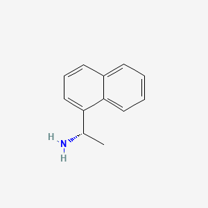 (S)-(-)-1-(1-Naphthyl)ethylamine chemical structure (CAS 10420-89-0)