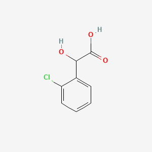 2-Chloromandelic acid chemical structure (CAS 10421-85-9)