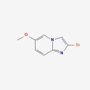 2-Bromo-6-methoxyimidazo[1,2-a]pyridine chemical structure (CAS 1042141-33-2)
