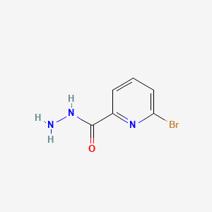 6-Bromopicolinohydrazide chemical structure (CAS 1042151-11-0)